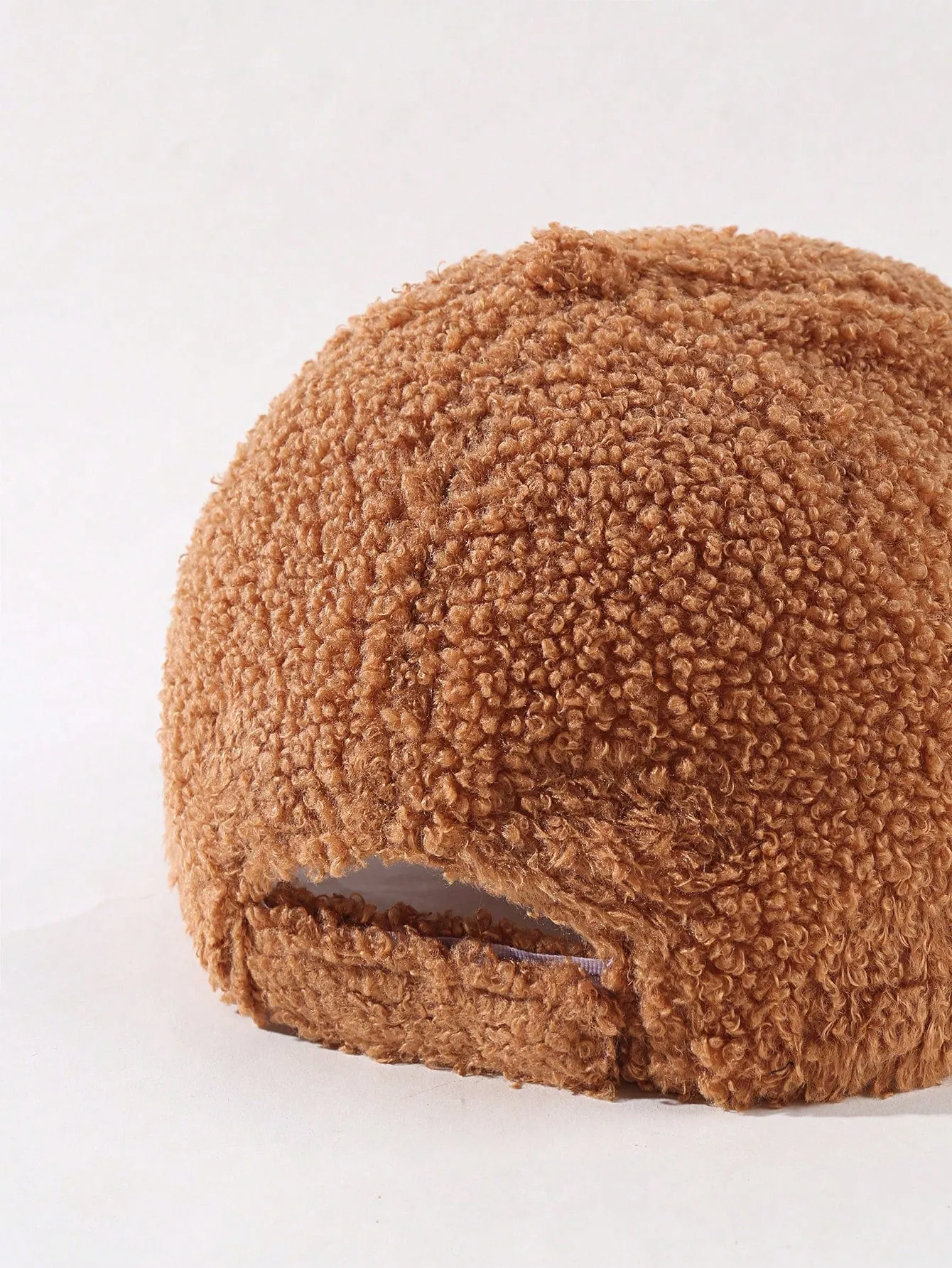 1 Piece Embroidery Winter Baseball Cap - Brown
