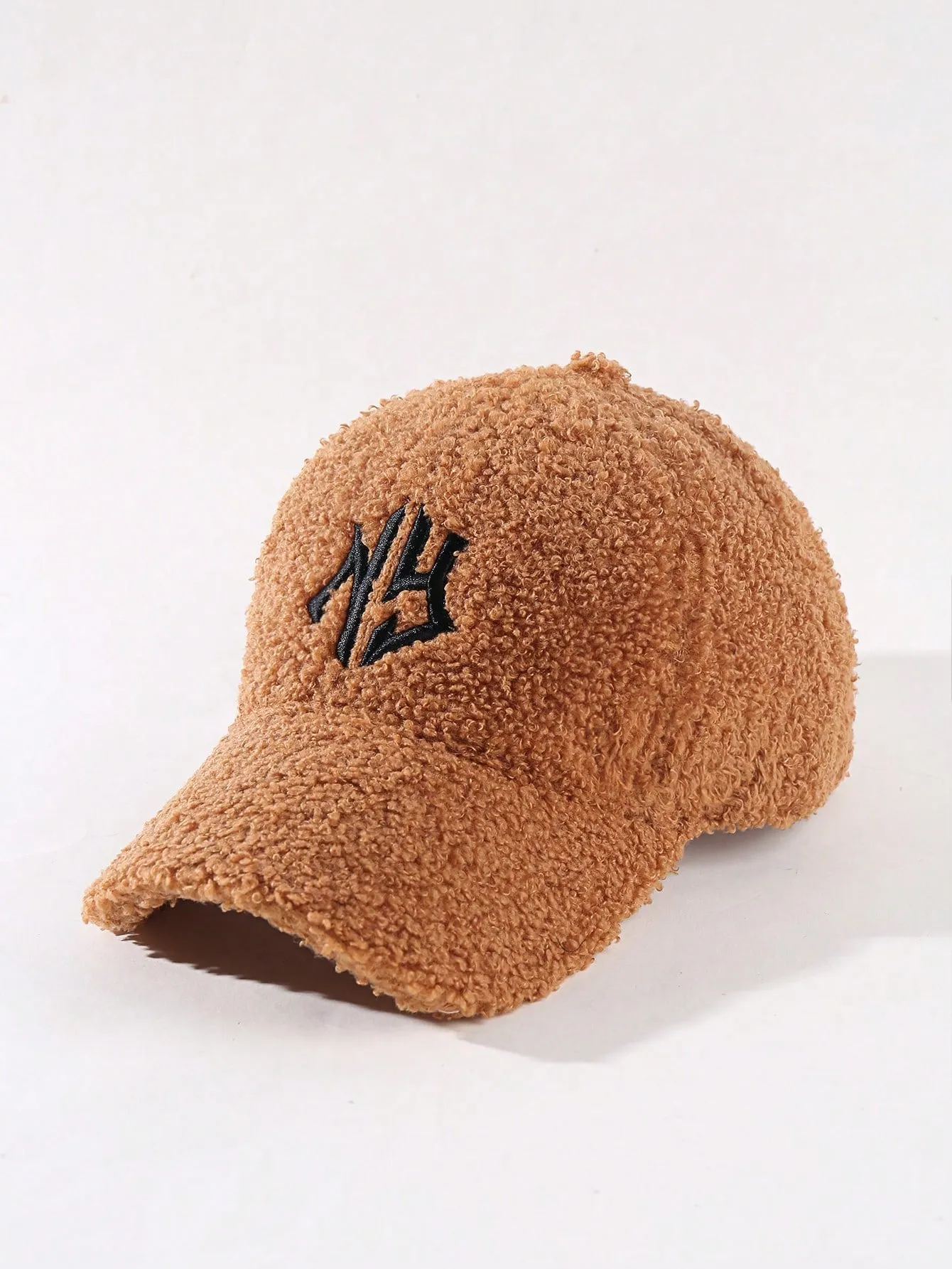 1 Piece Embroidery Winter Baseball Cap - Brown
