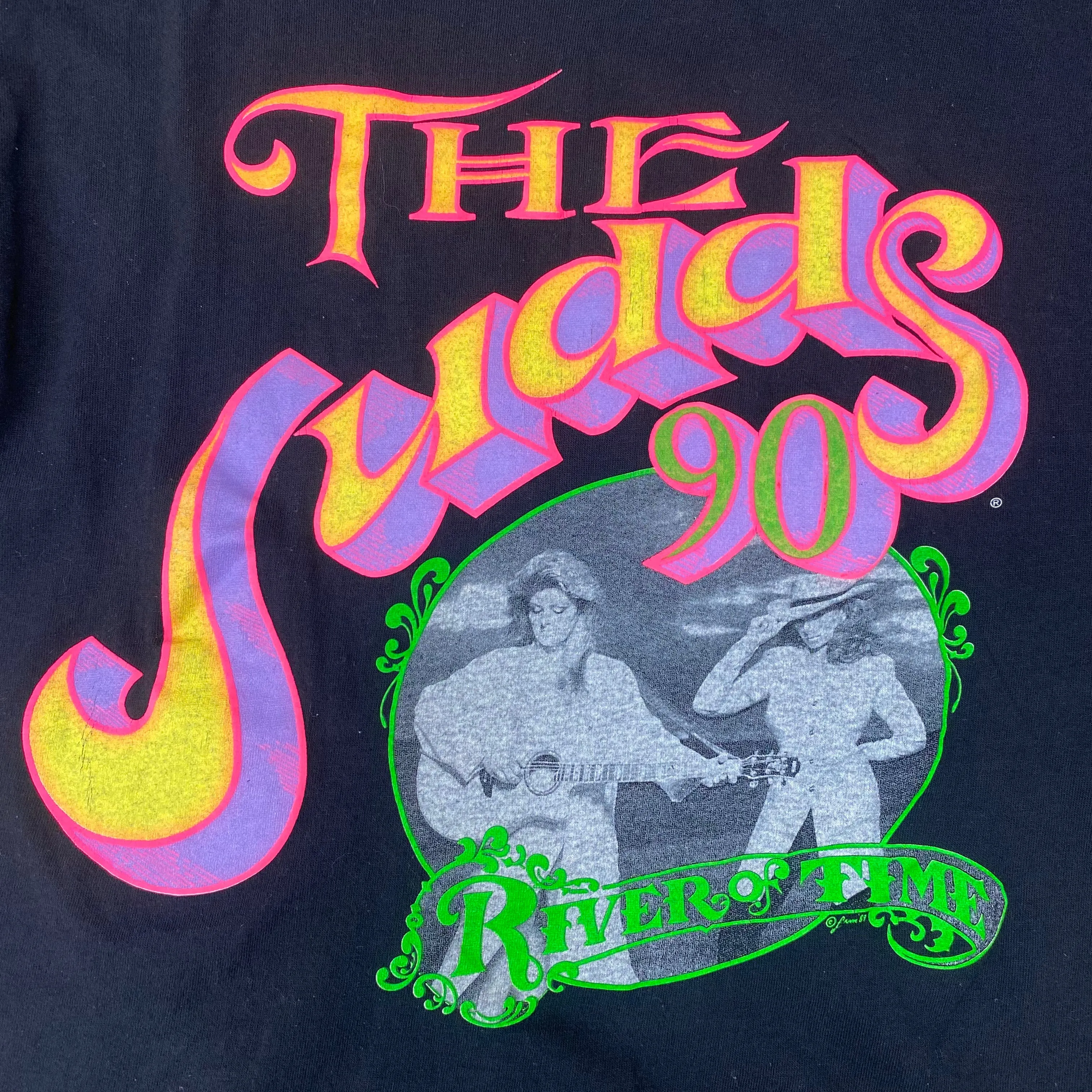 1989 The Judds River Of Time Tour T-Shirt (Black)