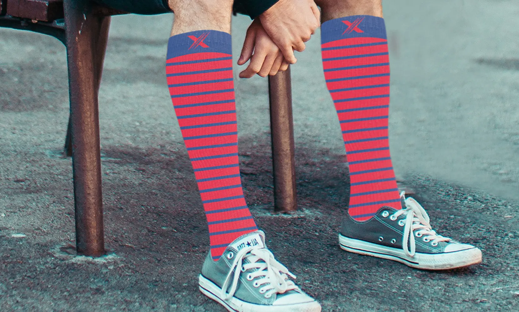 3-Pairs:  Dynamic Performance Knee High Sports Compression Socks For Men