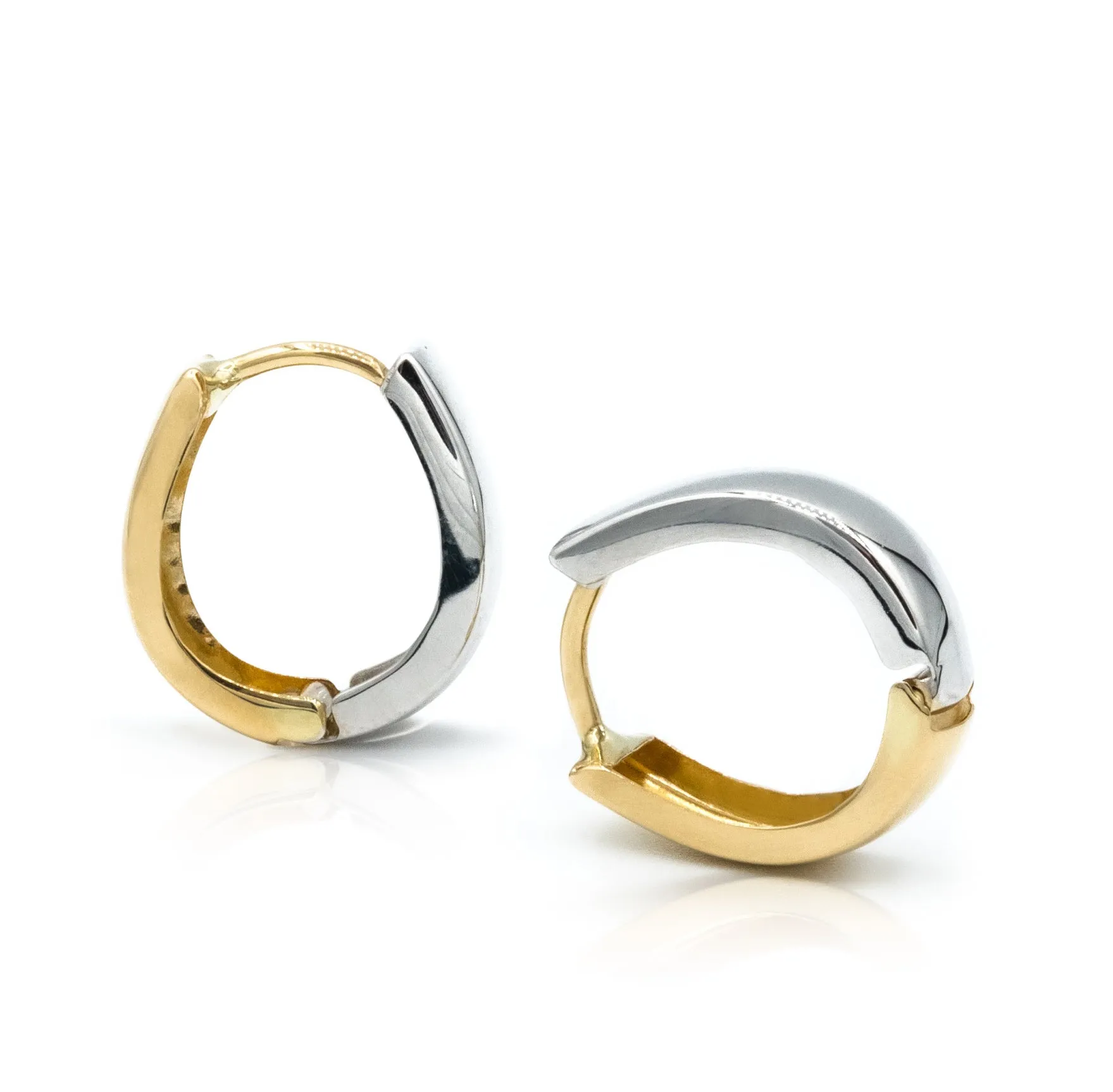 4mm Two-Toned Huggies