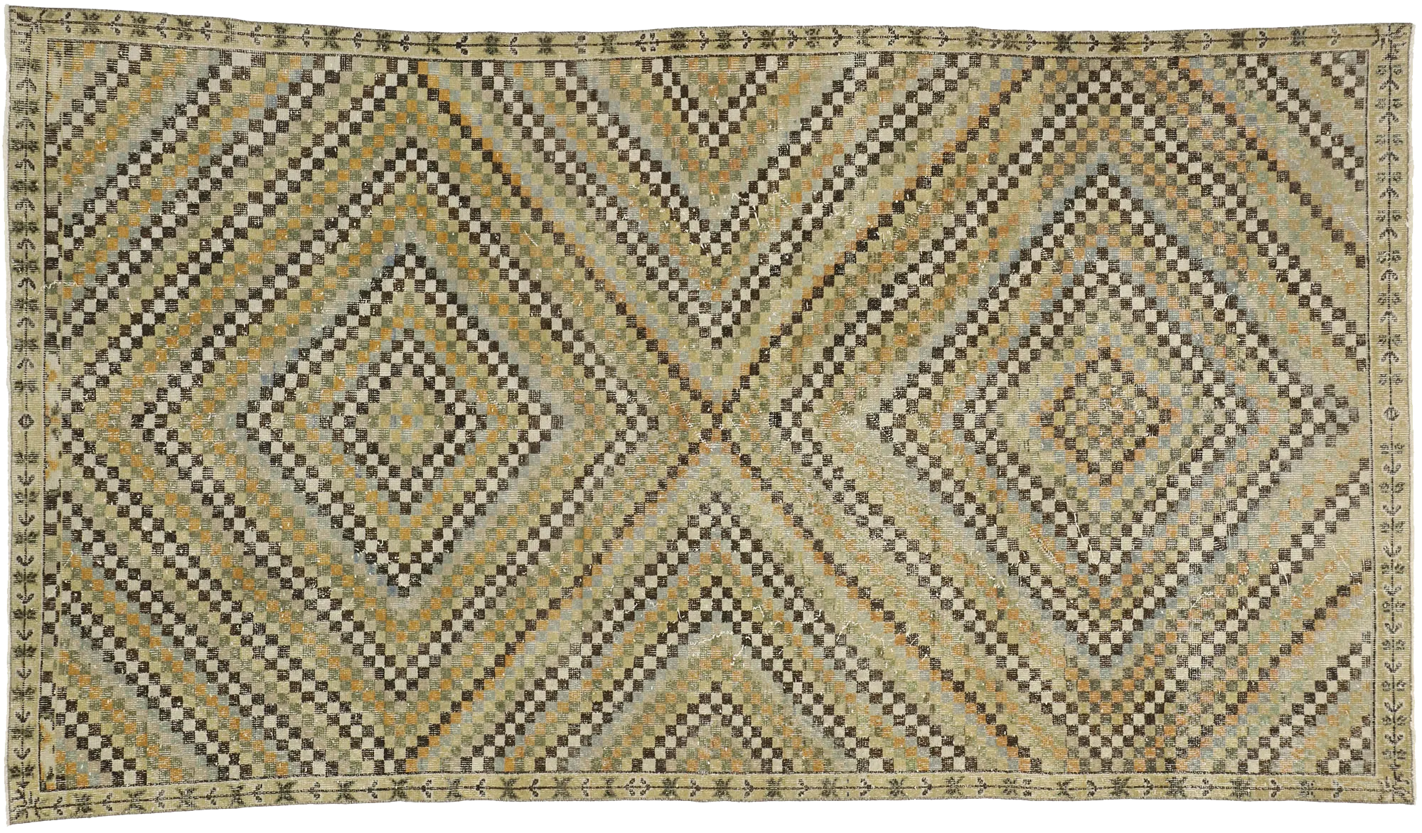 6 x 10 Zeki Muren Vintage Sivas Rug 52611