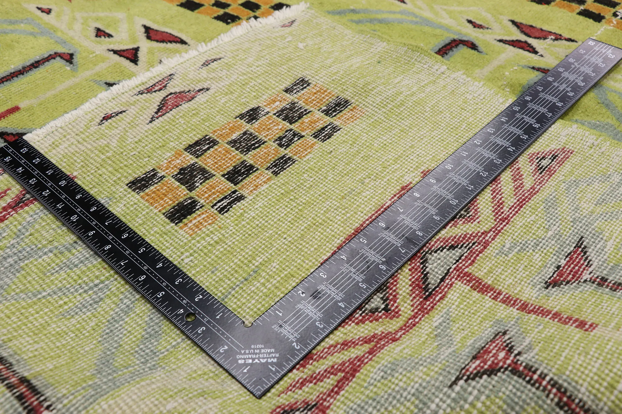 6'4" x 9'5" Zeki Muren Vintage Sivas Rug