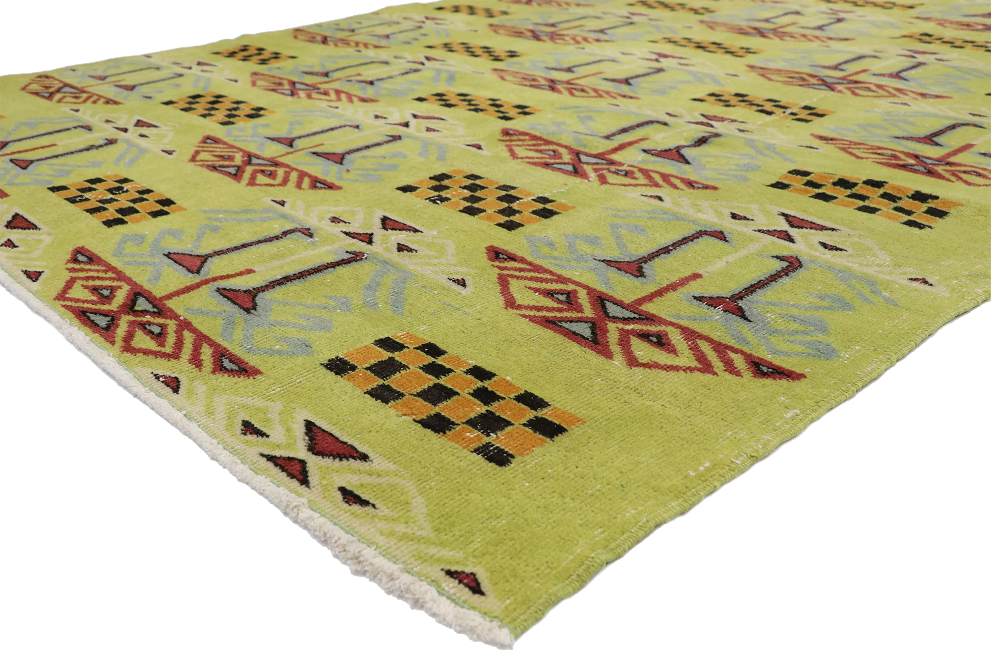 6'4" x 9'5" Zeki Muren Vintage Sivas Rug