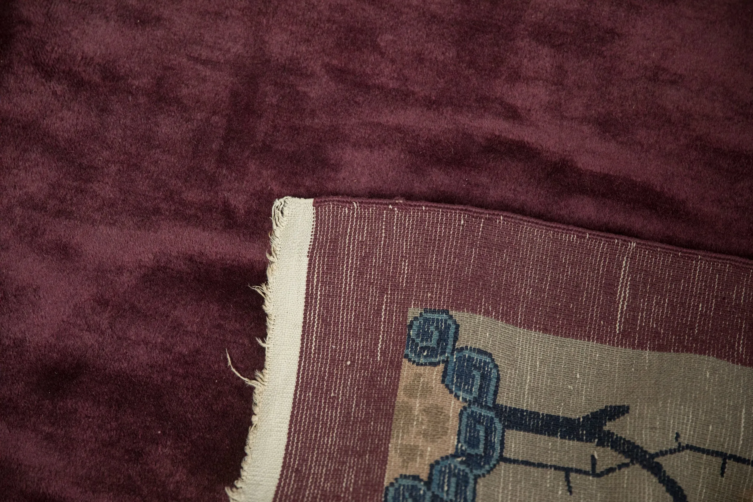 7x13.5 Antique Art Deco Carpet