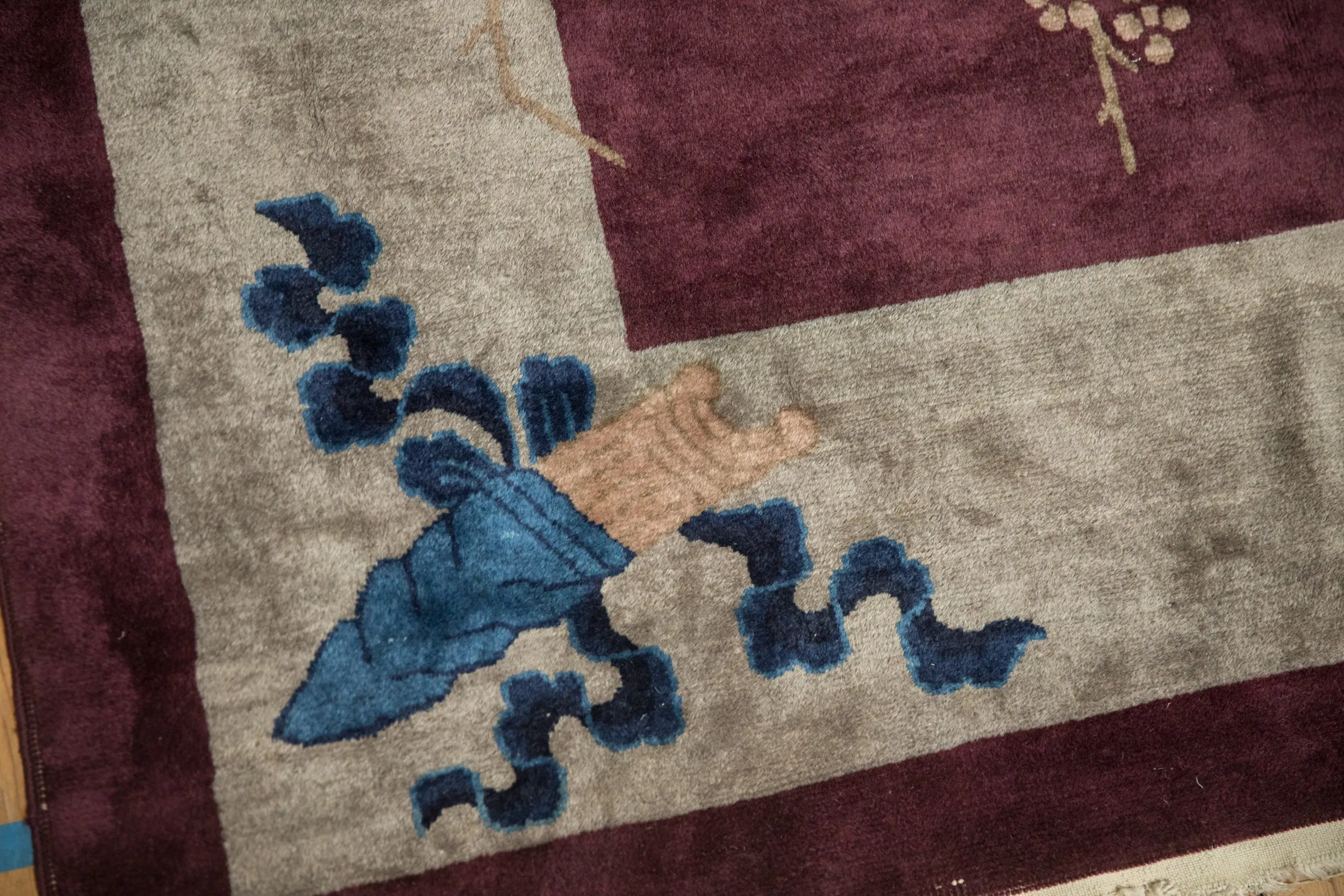 7x13.5 Antique Art Deco Carpet
