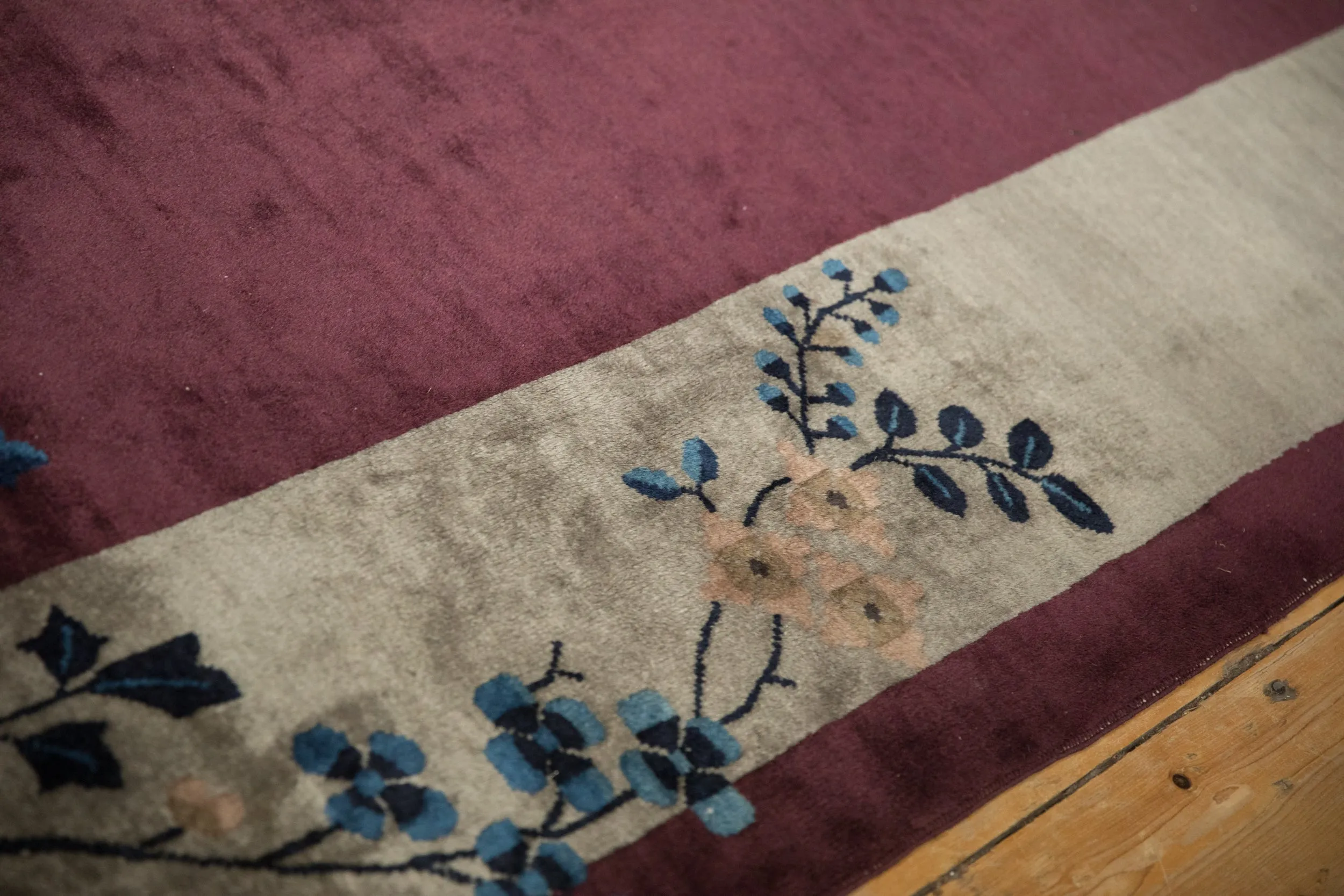 7x13.5 Antique Art Deco Carpet