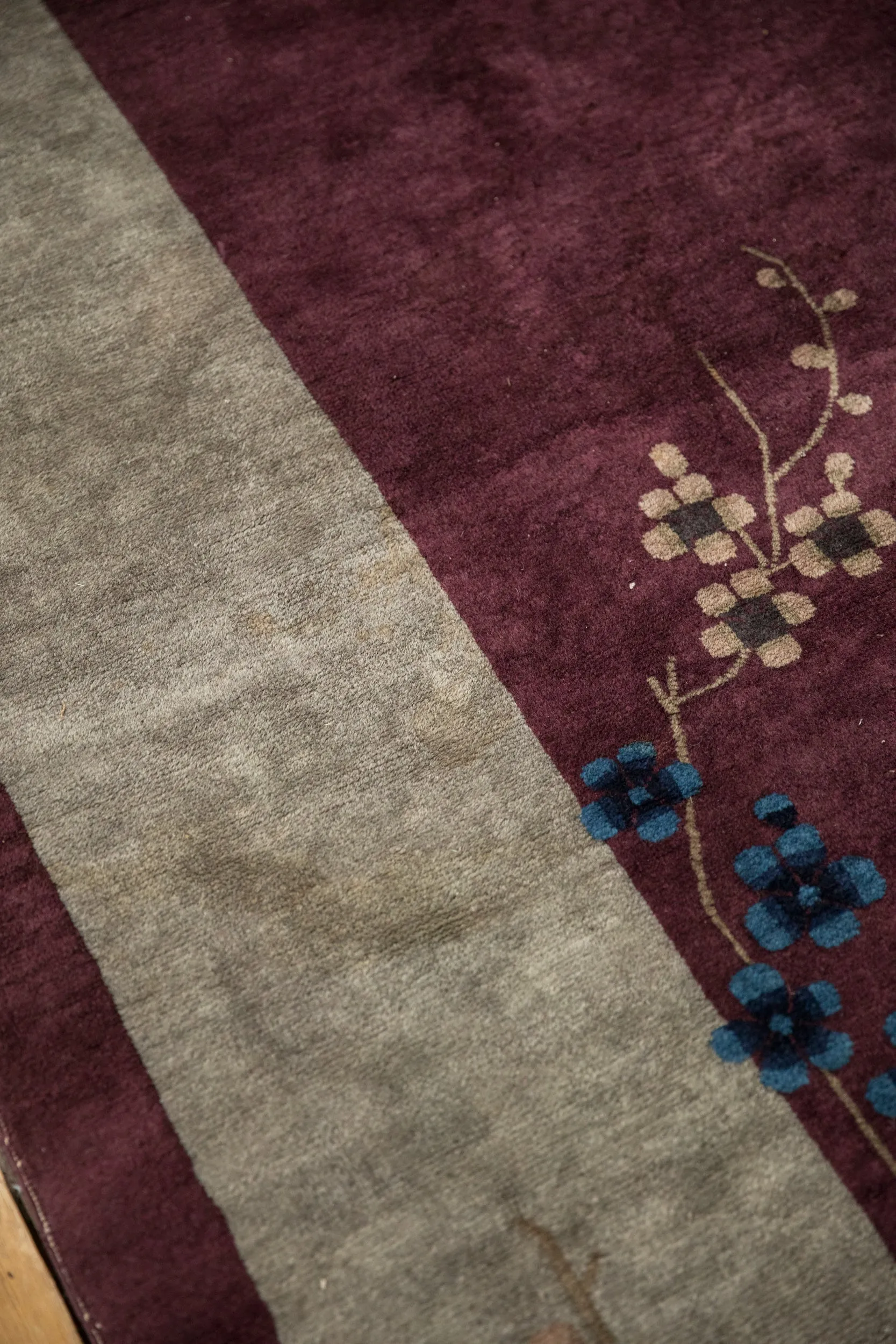 7x13.5 Antique Art Deco Carpet