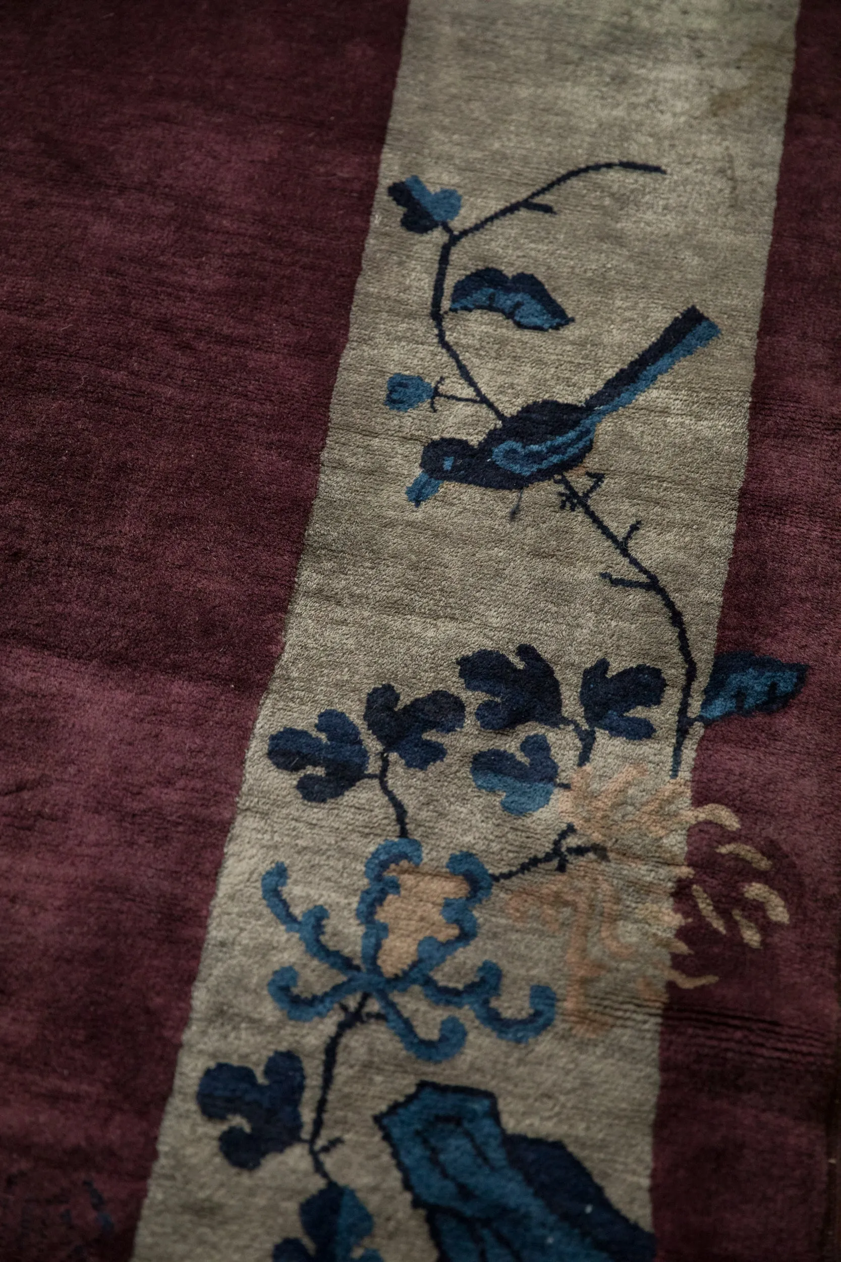 7x13.5 Antique Art Deco Carpet