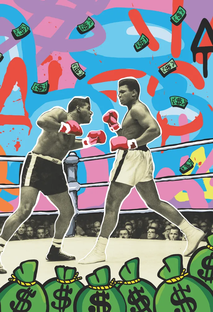 Alec Monopoly The Greatest of All Time Muhammed Ali Giclee Print 2022