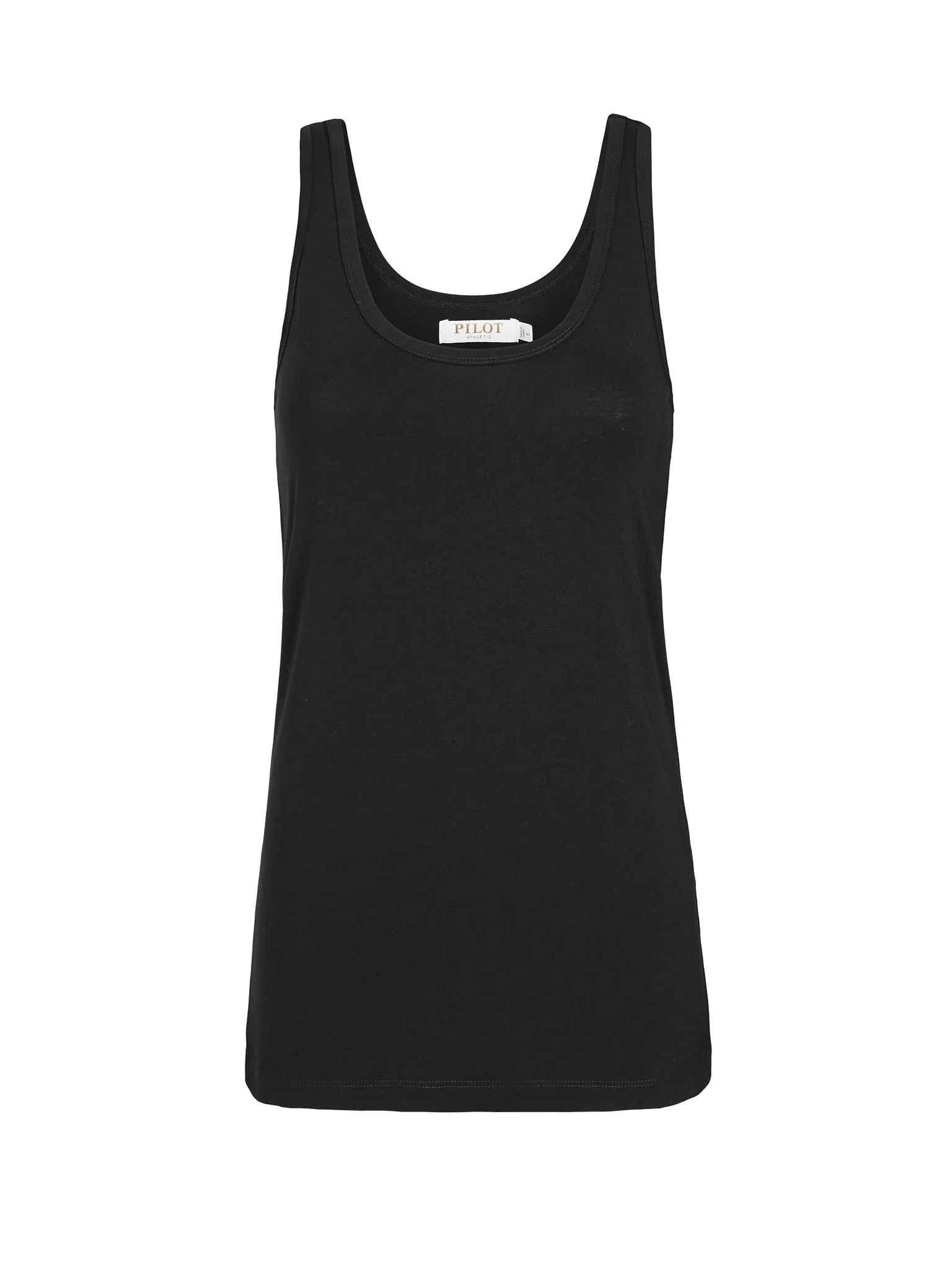 AMELIA BASIC SINGLET - BLACK