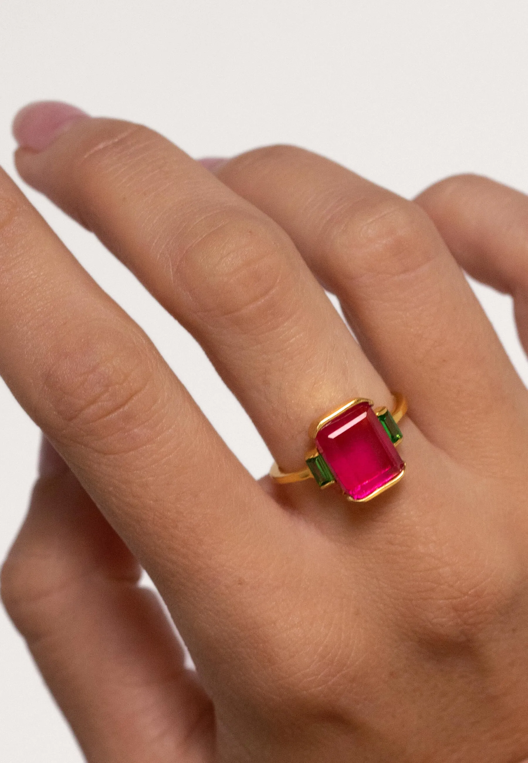 Anillo Mystere Fucsia