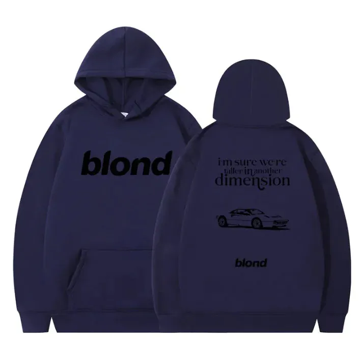 Autumn and Winter New Fleece Urban Casual Hoodie Collar Sweater