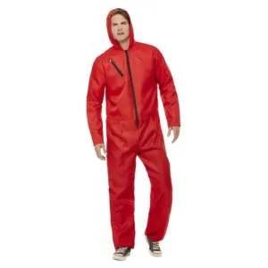 Bank Robber Jumpsuit, Red