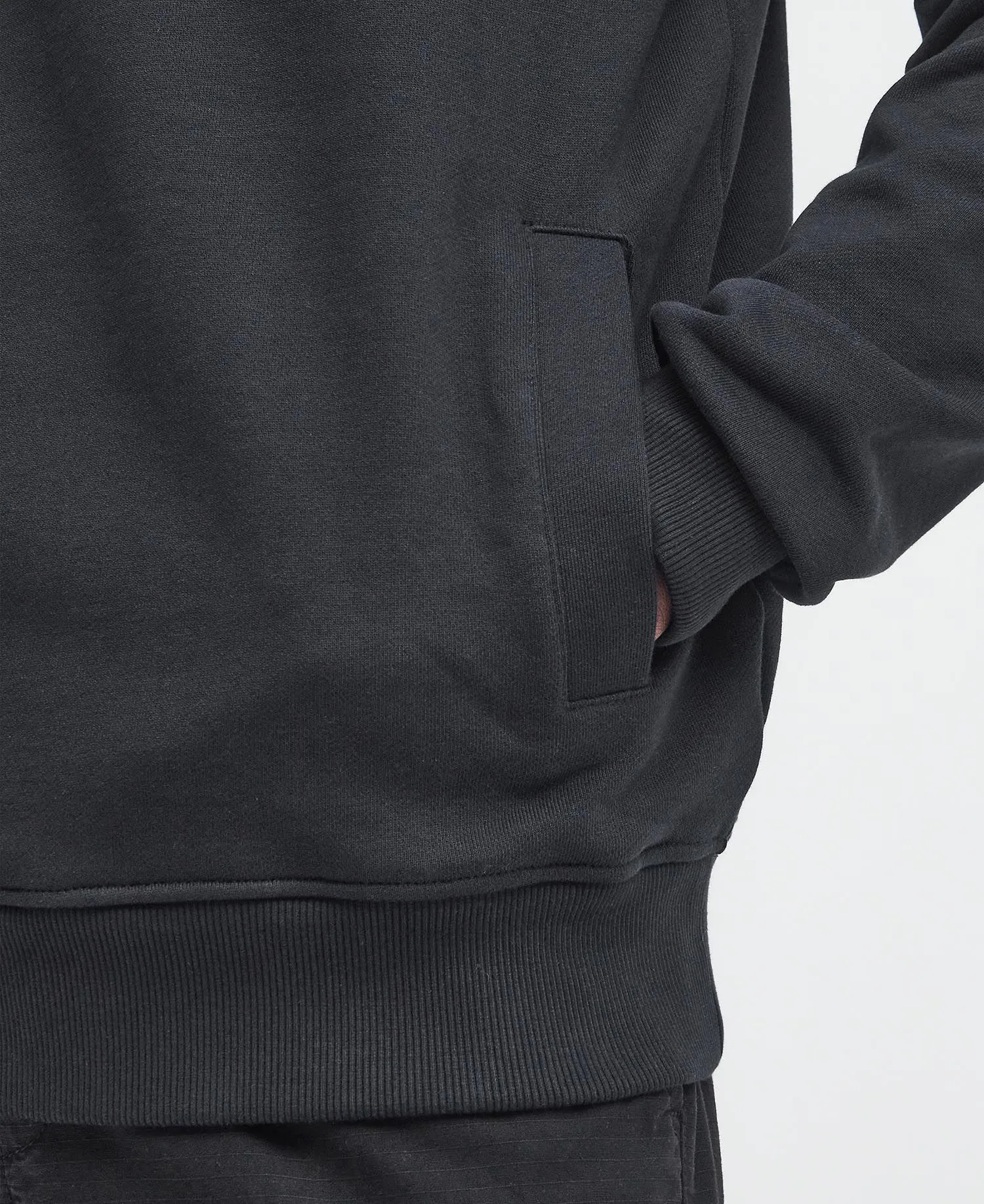 Barbour International Mens Flight Half Zip - Black