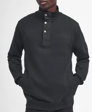 Barbour International Mens Flight Half Zip - Black