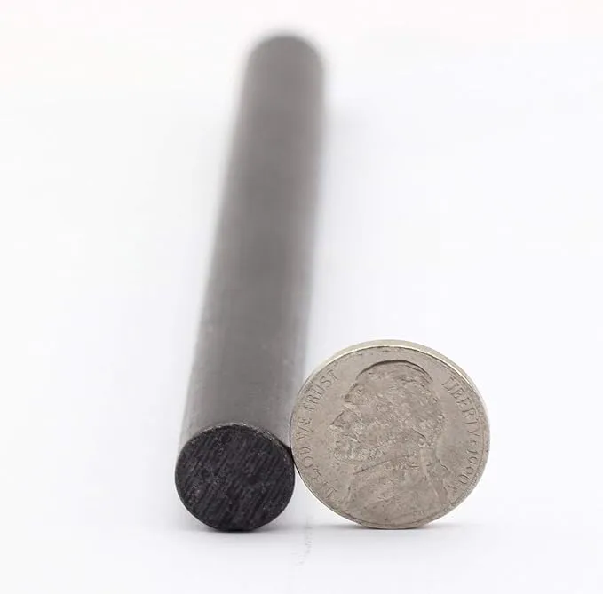 bayite 1/2 x 6 Inch Survival Drilled Flint Steel Fire Starter Ferrocerium Rod Kit with Striker-Pro Striker Paracord Landyard Handle Large