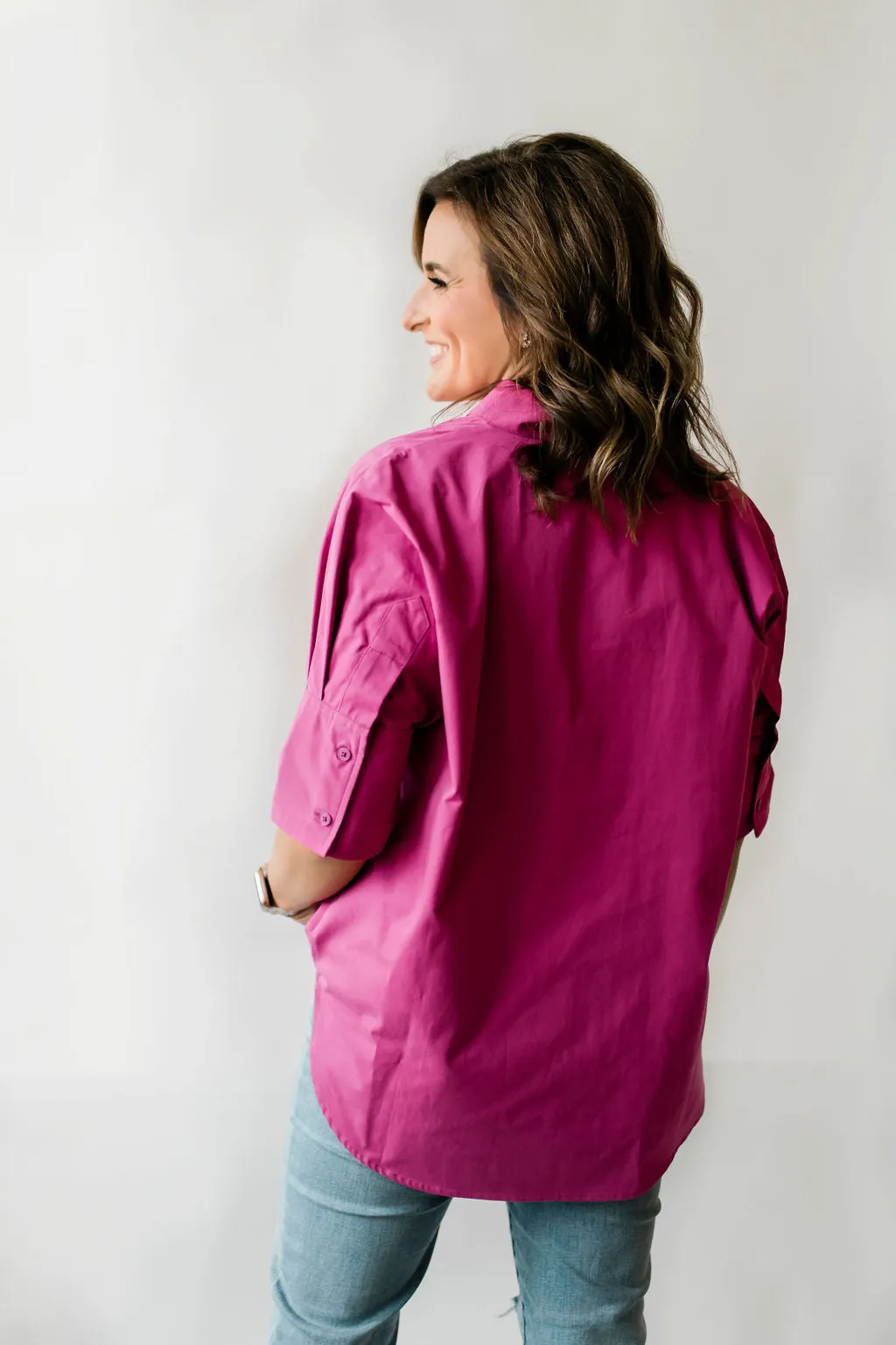 Berry Pullover Cotton Shirt - The Charlie