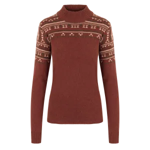 Bhutla Crew Sweater - Rust