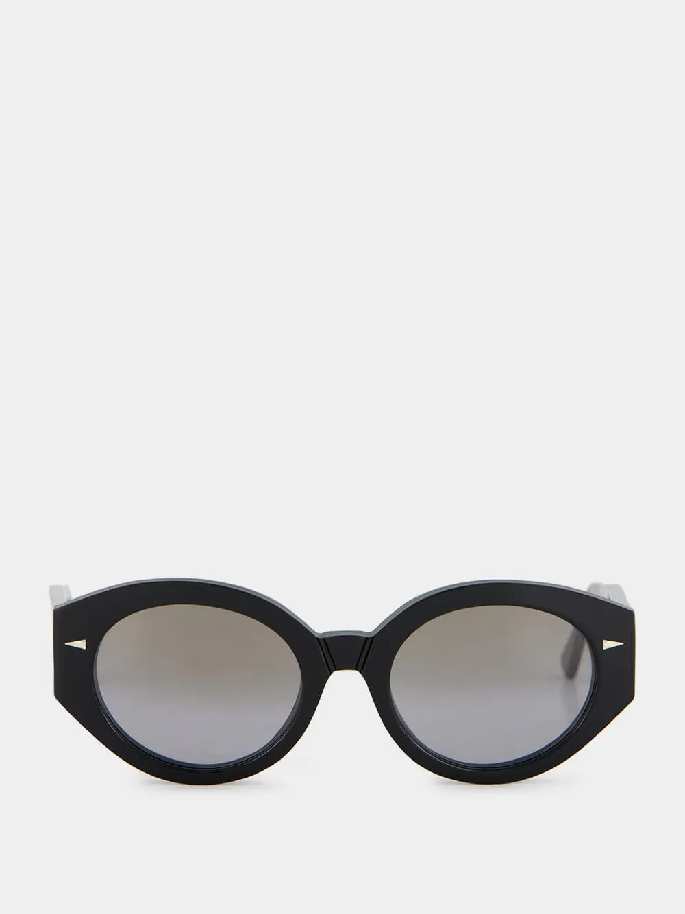 Black and Grey Gradient Art Deco Sunglasses