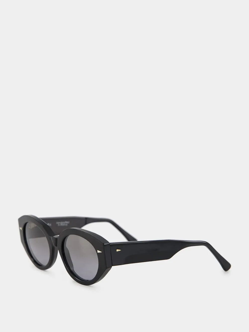 Black and Grey Gradient Art Deco Sunglasses