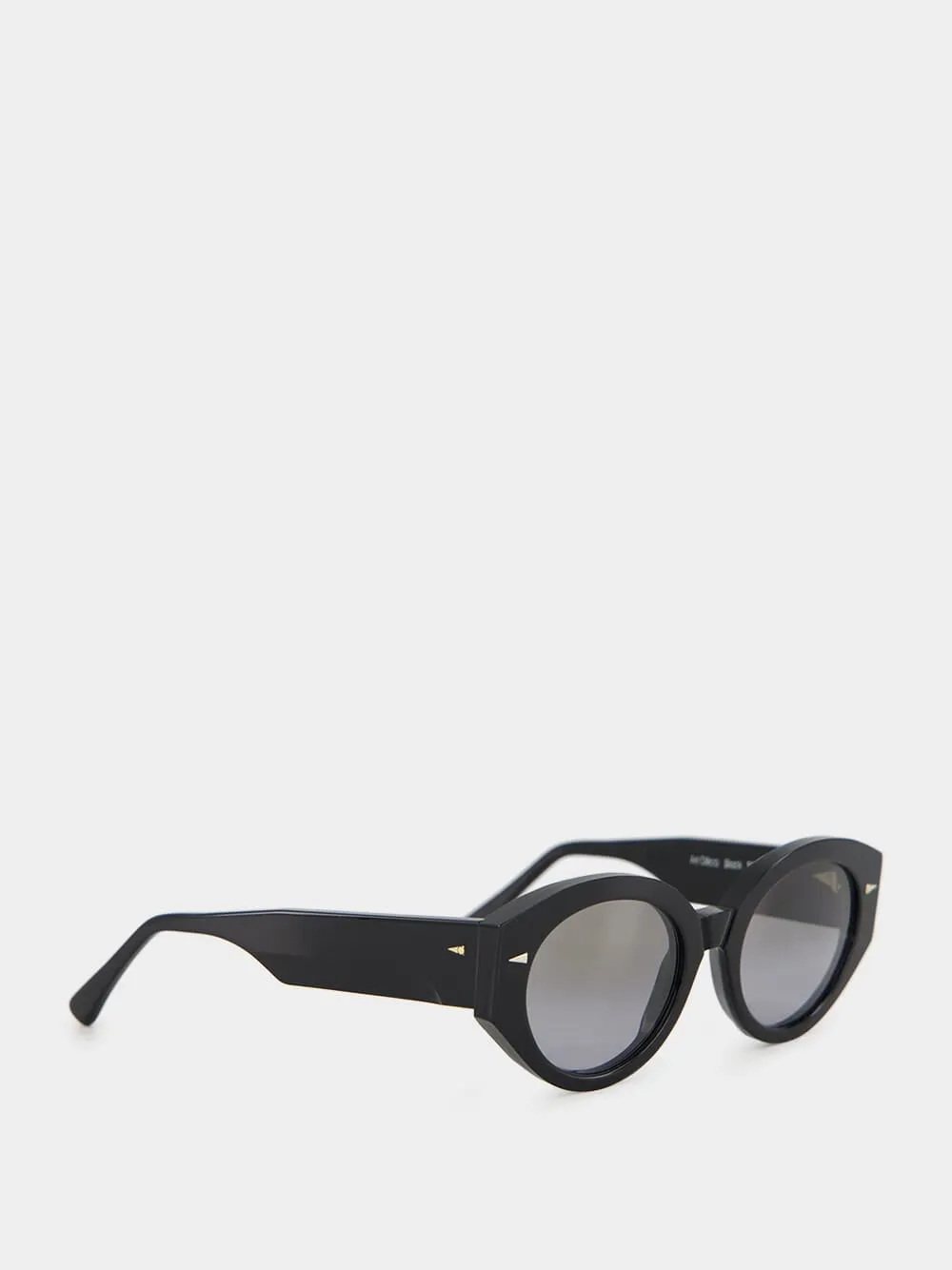 Black and Grey Gradient Art Deco Sunglasses