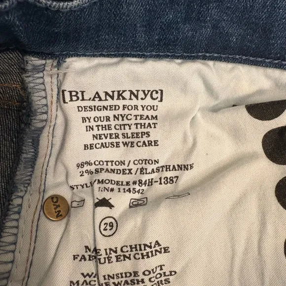 Blank NYC Cosmic High Flare Jeans Size 29
