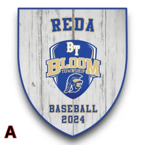 Bloom Township High School Customizable Shield