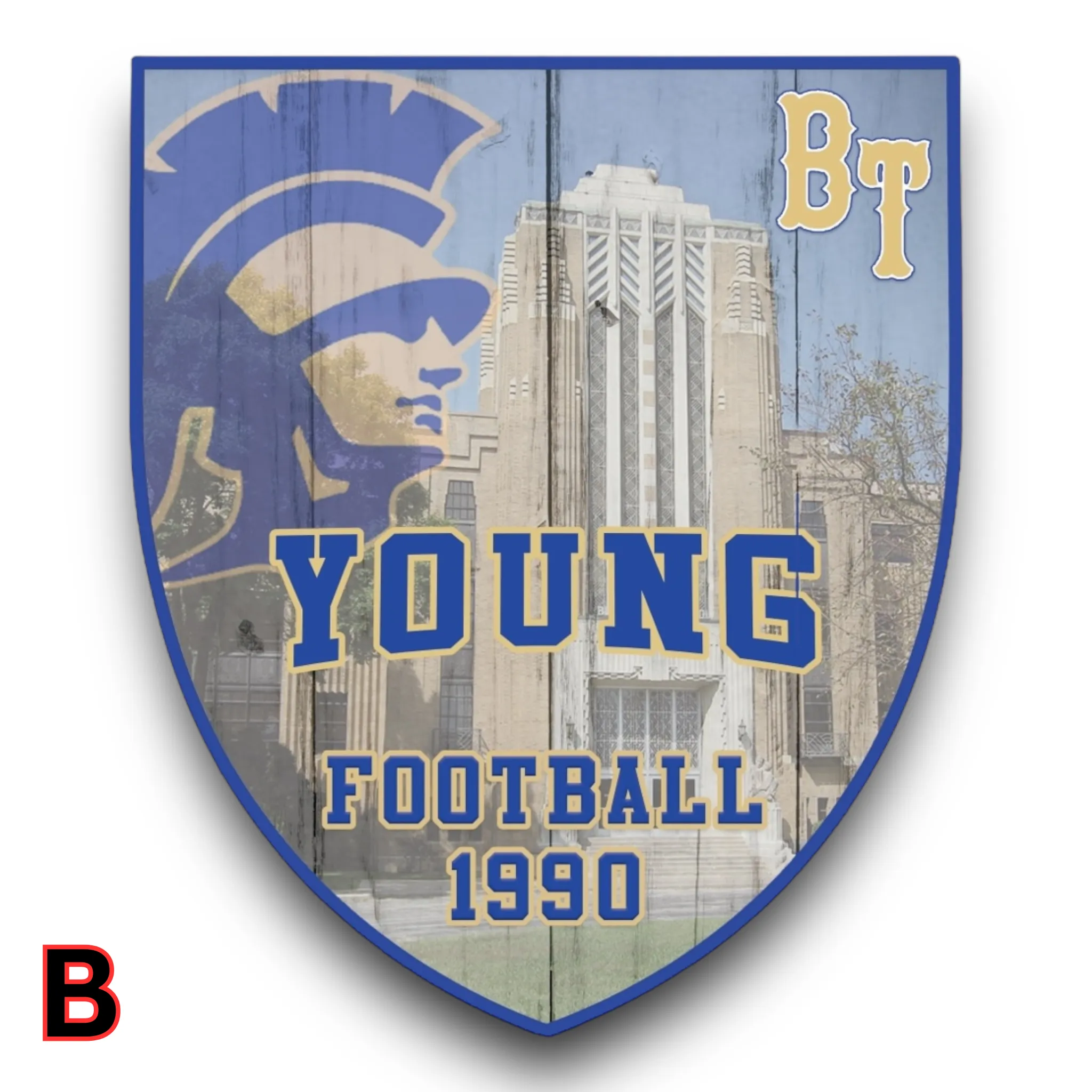 Bloom Township High School Customizable Shield