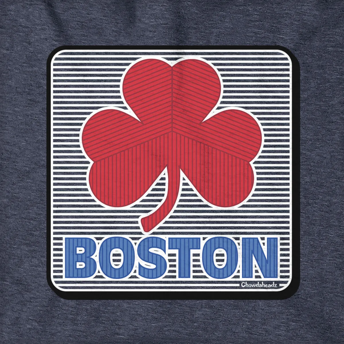 Boston Shamrock Line Drive Sign Hoodie