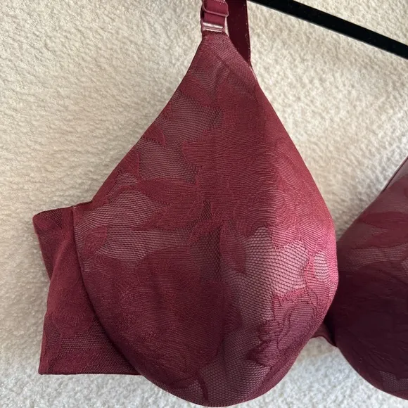 Cacique Lane Bryant‎ Lace Lightly Lined Full Coverage Lace Bra Size 44D