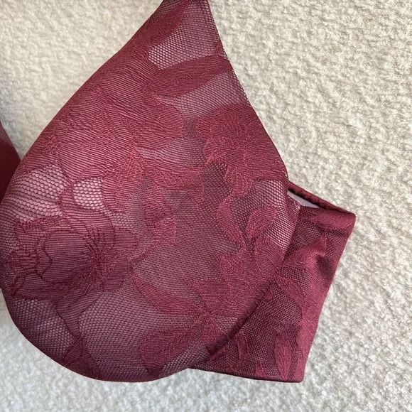 Cacique Lane Bryant‎ Lace Lightly Lined Full Coverage Lace Bra Size 44D