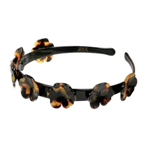 Camellia 1.5 cm Dark Tortoiseshell Alice Band