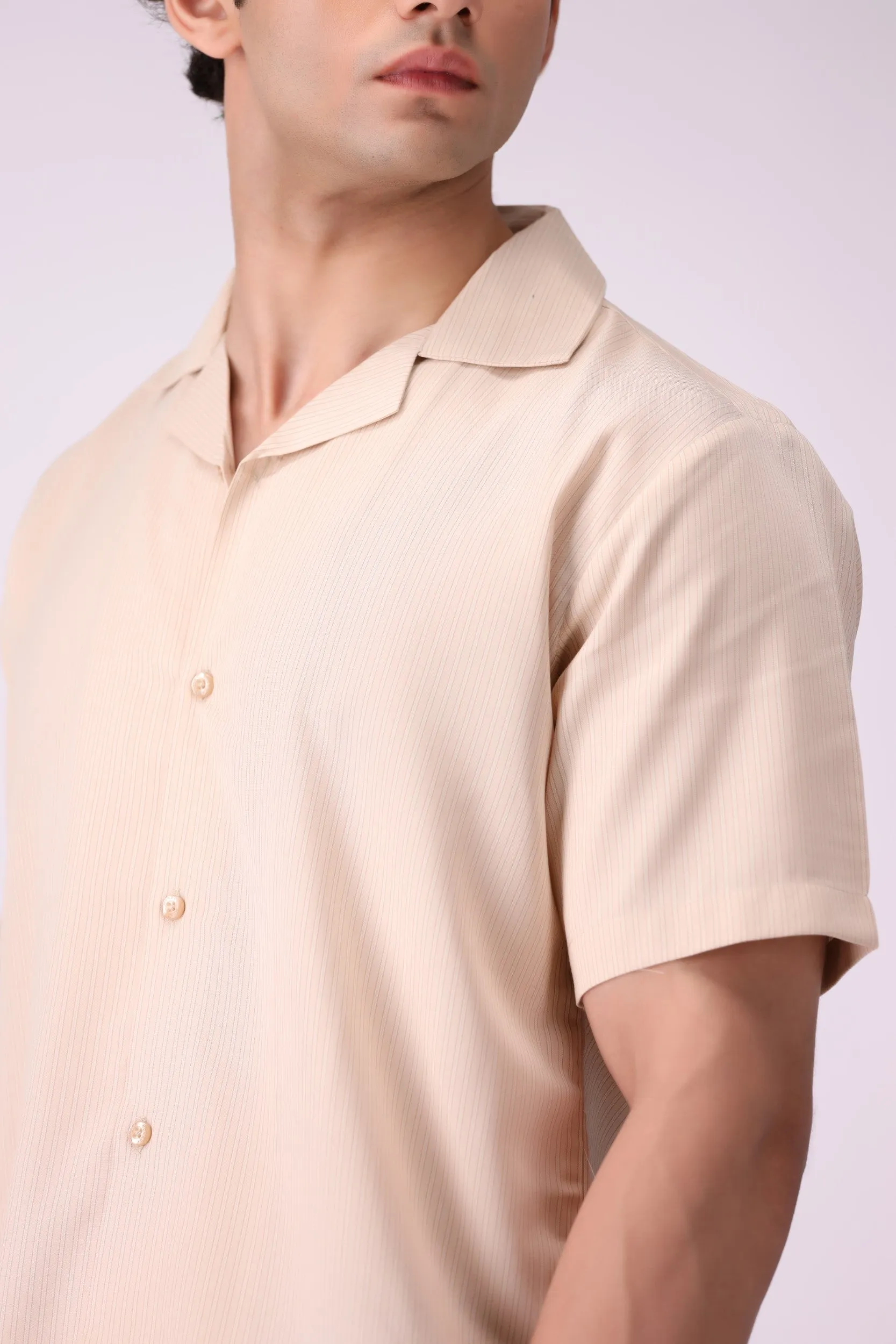 CampCollar Light-Brown Shirt