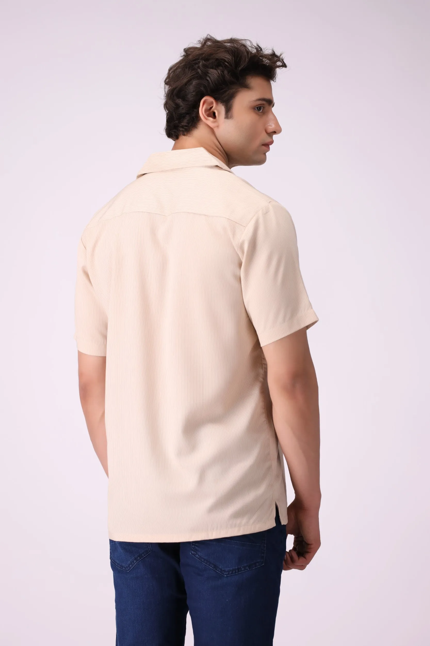 CampCollar Light-Brown Shirt