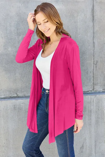 Casual Days Cardigan (Navy, Sky, Chestnut, Hot Pink, Black)
