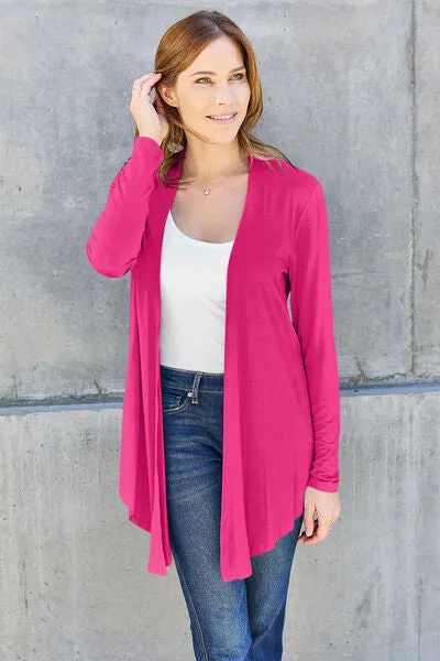 Casual Days Cardigan (Navy, Sky, Chestnut, Hot Pink, Black)