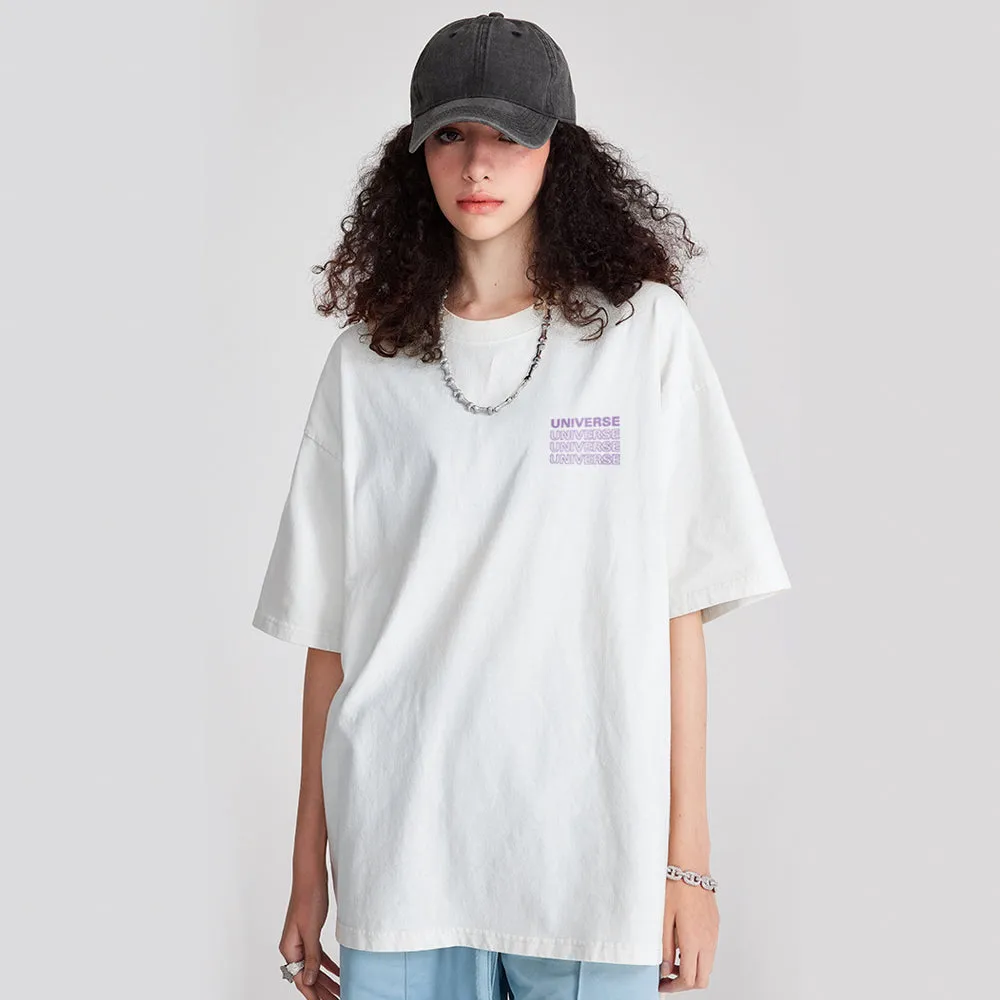 Casual Planet Print T-shirt