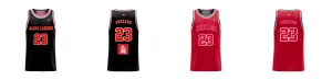 Chicago Inspired Core Reversible Basketball Singlet Design Your Own Custom