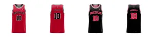 Chicago Inspired Core Reversible Basketball Singlet Design Your Own Custom