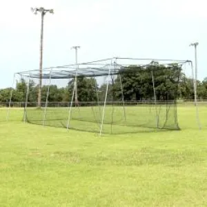 CIMARRON SPORTS- #24 BATTING CAGE NET WITH FRAME (70X14X12)