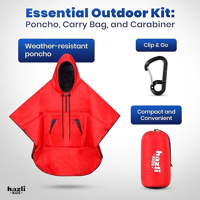 Comfortable Wearable Stadium Blanket - Camping Poncho Blanket - Large Outdoor Hooded Blanket Windproof Poncho Sports Blanket