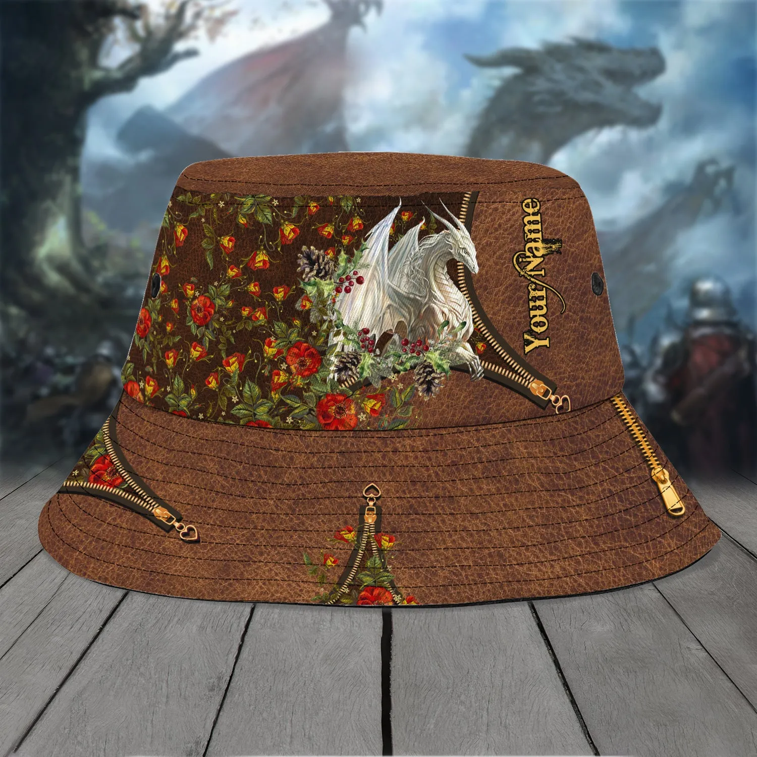 Custom Bucket Hat - Dragon - Fuly 24