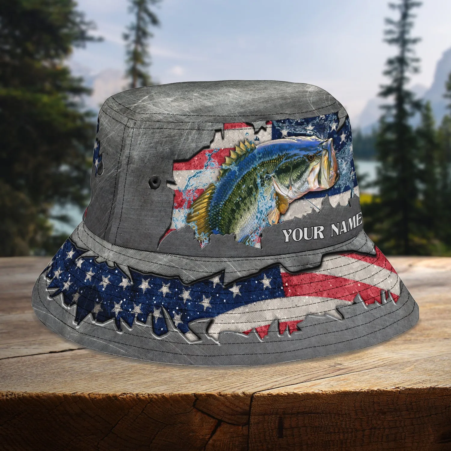 Custom Bucket Hat - Fishing2 - BY97