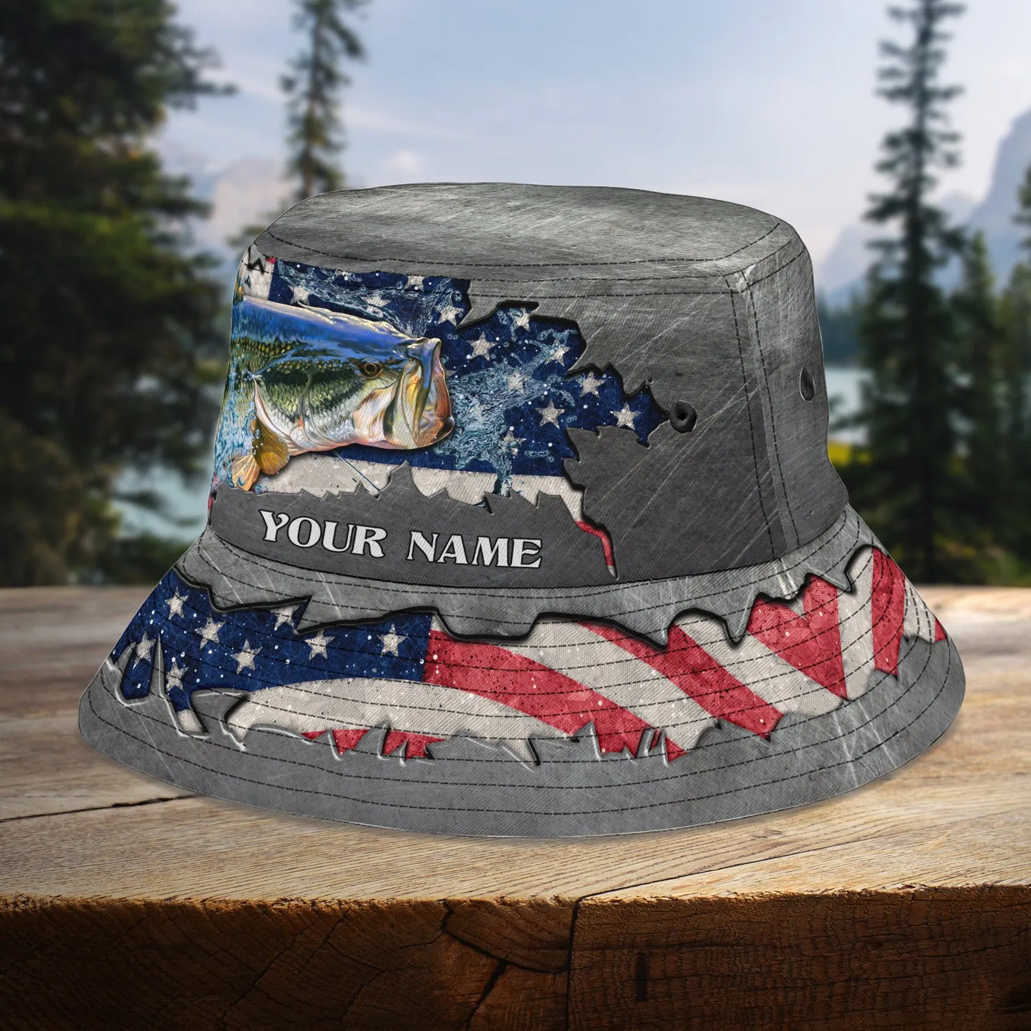 Custom Bucket Hat - Fishing2 - BY97