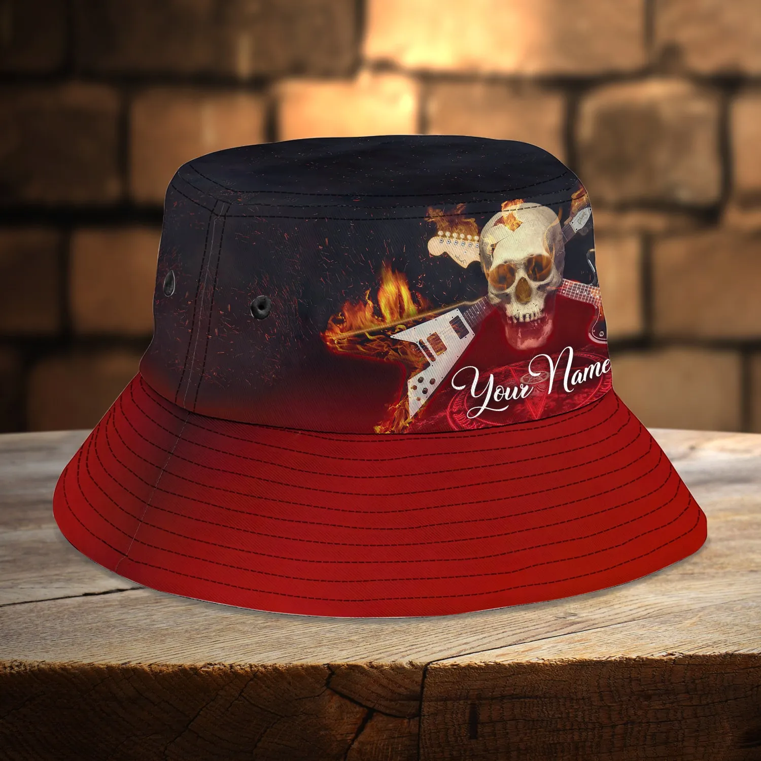 Custom Bucket Hat - Rock - Fuly 29
