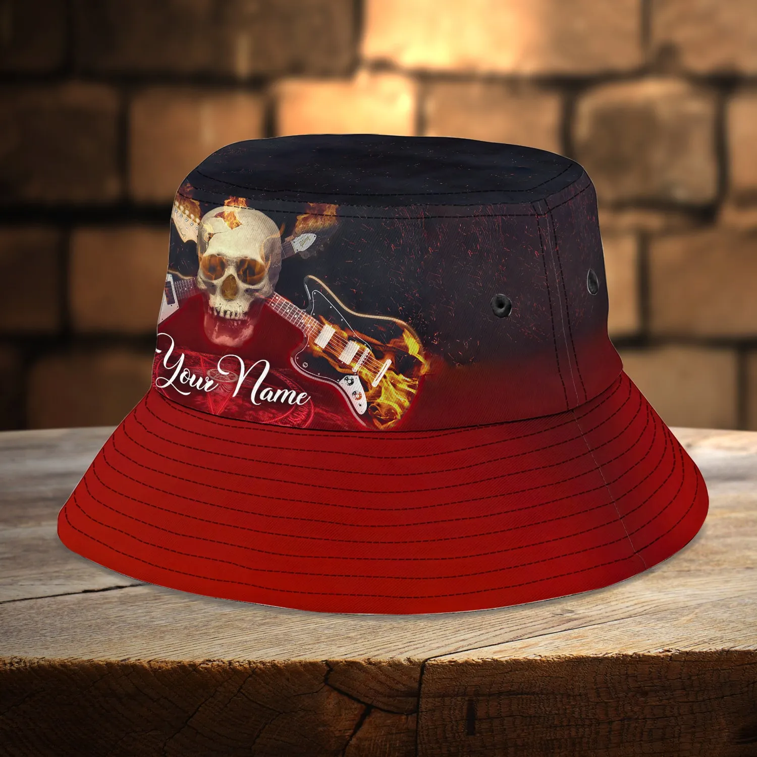 Custom Bucket Hat - Rock - Fuly 29