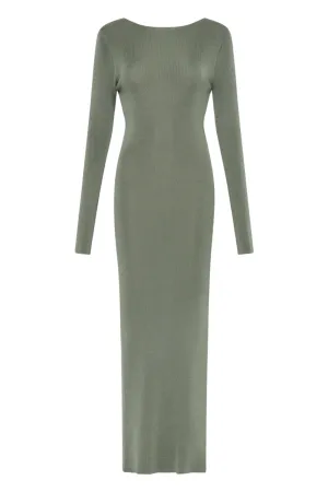 Cut Out Dress | Balsam Green