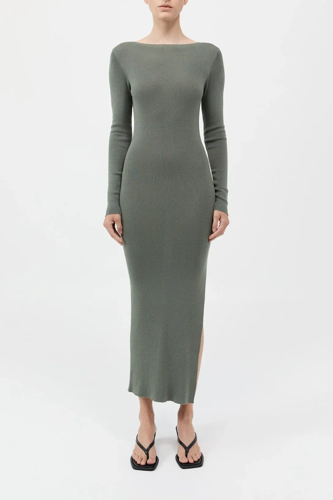 Cut Out Dress | Balsam Green