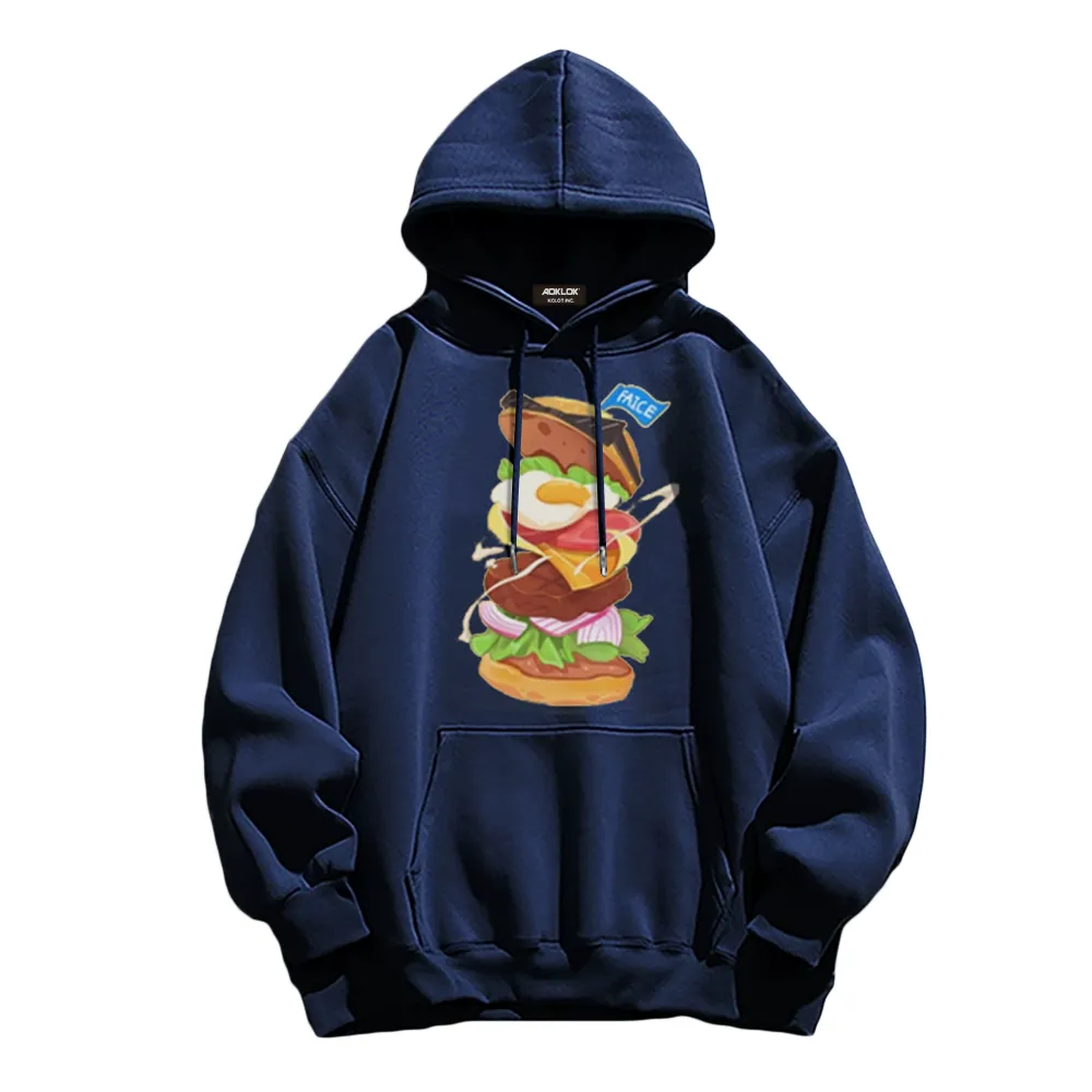 Cute Hamburger Hoodie